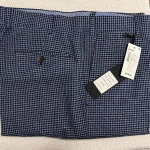 Saks Fifth Avenue Blue Seersucker Dress Pants (NWT)